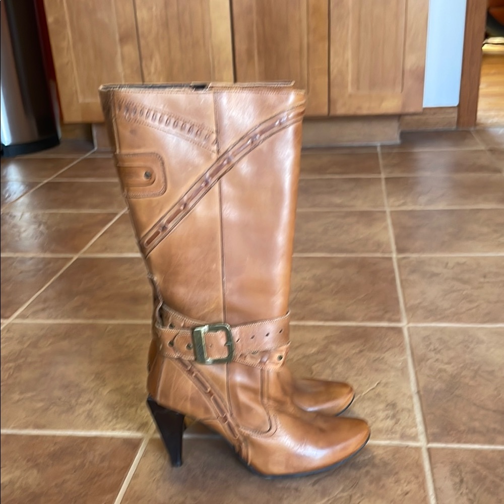 Diesel Women's Tan Leather Boots 40